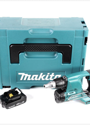 Makita DFS 450 Y1J 18 V Akku Schnellbauschrauber Trockenbauschrauber im Makpac + 1x BL 1815 N 1,5 Ah Akku - Toolbrothers