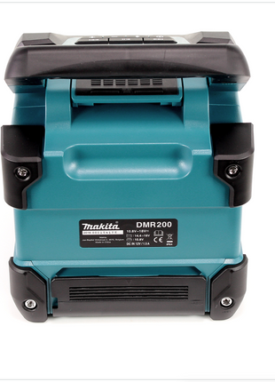 Makita DMR 200 A1 Baustellen Lautsprecher 10,8 - 18 V Bluetooth Grün + 1x Akku 2,0 Ah - ohne Ladegerät - Toolbrothers