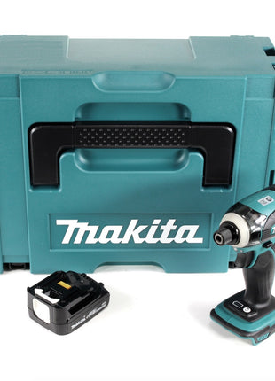 Makita DTD 134 Y1J 14,4 V Li-Ion Akku Schlagschrauber Solo im Makpac + 1x 1,5 Ah Akku - ohne Ladegerät - Toolbrothers