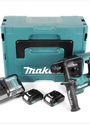 Makita HR 166 DRYJ 10,8 V SDS-Plus Brushless Akku Bohrhammer + 2 x 1,5 Ah Akku + Ladegerät im Makpac - Toolbrothers