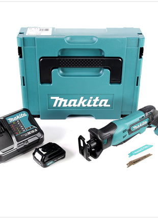 Makita JR 103 DY1J-D 10,8 V Akku Säbel Reciprosäge + 1 x 1,5 Ah Akku + Ladegerät im Makpac 1 Systemkoffer - Toolbrothers