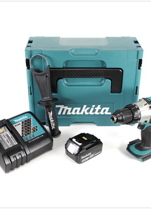 Makita DDF 451 RM1J Akku Bohrschrauber 18V 80Nm + 1x Akku 4,0Ah + Schnelladegerät im Makpac - Toolbrothers