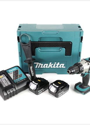 Makita DDF 451 RMJ Akku Bohrschrauber 18V 80Nm + 2x Akkus 4,0Ah + Ladegerät im Makpac - Toolbrothers