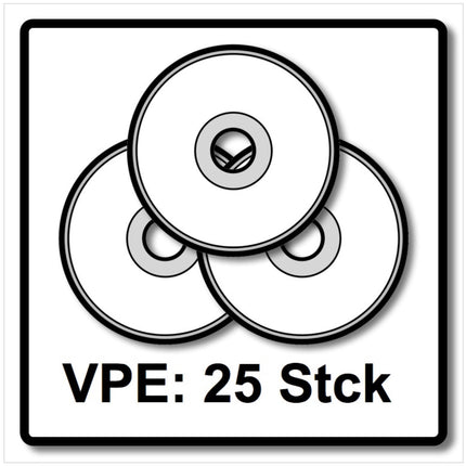 Bosch AS 60 T INOX BF Trennscheibe 125 x 1,0 mm 25 Stück ( 25x 2608600549 ) - Toolbrothers