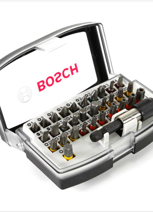 Bosch 32 teiliges Bit Set in robuster Box grau ( 2607017319 ) - Toolbrothers