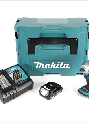 Makita DTD 148 Y1J-D 18 V Li-ion Akku Brushless Schlagschrauber im Makpac + 1x BL 1815 1,5 Ah Li-Ion Akku + 1x DC 18 RC Ladegerät - Toolbrothers