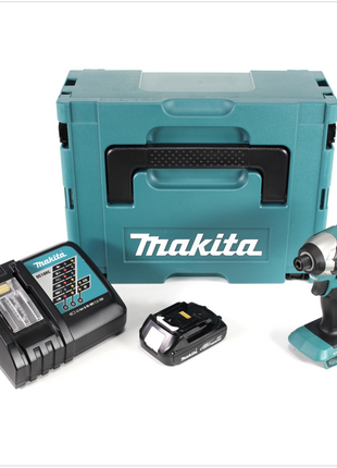 Makita DTD 153 Y1J-D 18 V Akku Brushless Schlagschrauber im Makpac + 1x BL 1815 N 1,5 Ah Li-Ion Akku + 1x DC 18 RC Ladegerät - Toolbrothers