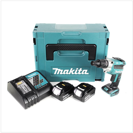 Makita DFS 251 RFJ 18 V Li-Ion Trockenbauschrauber Brushless im Makpac mit 2x  3,0 Ah Akku und  Ladegerät - Toolbrothers