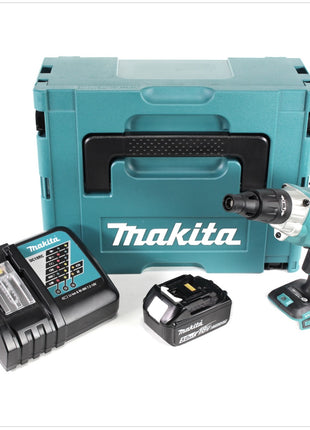 Makita DFS 251 RT1J 18 V Li-Ion Trockenbauschrauber Brushless im Makpac mit 1x BL1850 B 5,0 Ah Akku und DC18RC Ladegerät - Toolbrothers