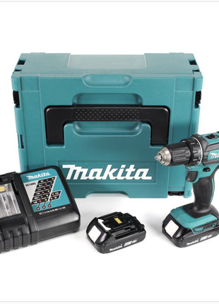 Makita DDF 482 RAJ Akku Bohrschrauber 18 V 62 Nm + 2x Akku 2,0 Ah + Ladegerät + Makpac - Toolbrothers