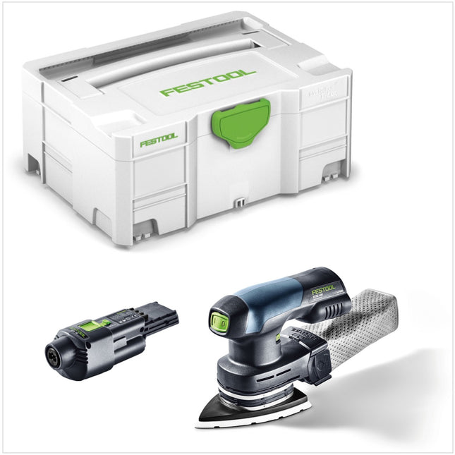 Festool DTSC 400 Akku Deltaschleifer 18V bürstenlos + ACA 220-240/18V Ergo Netzadapter + Systainer - Toolbrothers