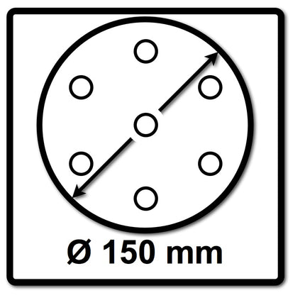 Festool Netzschleifmittel	STF D150 P240 GR NET/50 150 mm / 50 Stk. ( 203309 ) - Toolbrothers