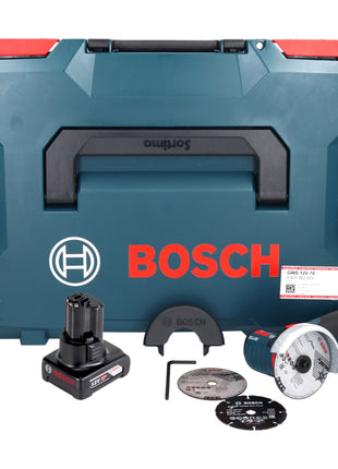 Bosch GWS 12V-76 Professional Akku Winkelschleifer 12 V 76 mm Brushless + 1x Akku 6,0 Ah + L-Boxx - ohne Ladegerät - Toolbrothers