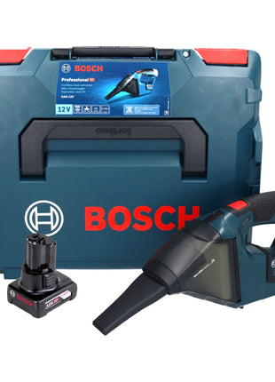 Bosch GAS 12V Professional Akku Staubsauger 12 V 0,35 l + 1x Akku 6,0 Ah + L-Boxx - ohne Ladegerät - Toolbrothers