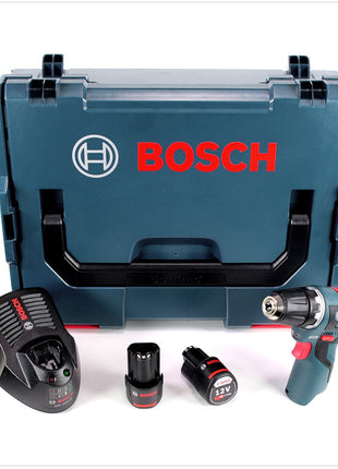 Bosch GSR 12V-20 Professional Akku Bohrschrauber Brushless 20Nm + L-Boxx + 2x Akku 3,0Ah + 1x Ladegerät - Toolbrothers