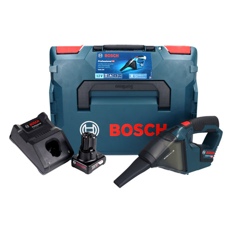 Bosch GAS 12V Professional Akku Staubsauger 12 V 0,35 l + 1x Akku 6,0 Ah + Ladegerät + L-Boxx - Toolbrothers