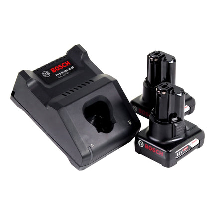 Bosch GAS 12V Professional Akku Staubsauger 12 V 0,35 l + 2x Akku 6,0 Ah + Ladegerät + L-Boxx - Toolbrothers