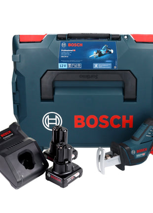 Bosch GSA 12V-14 Professional Akku Säbelsäge 12 V + 2x Akku 6,0 Ah + Ladegerät + L-Boxx - Toolbrothers