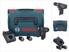 Bosch GSR 12V 15 Professional Akku Bohrschrauber 12 V 30 Nm 0601868109 2x Akku 2 0 Ah Ladegeraet L Boxx 0 - toolbrothers