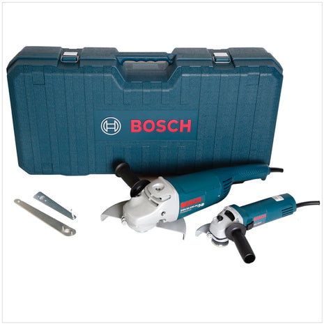 Bosch Professional GWS 22-230 JH Winkelschleifer 2200 W 230mm + GWS 850 C Winkelschleifer 850 Watt 125mm in Transportbox ( 0615990H1Z ) - Toolbrothers