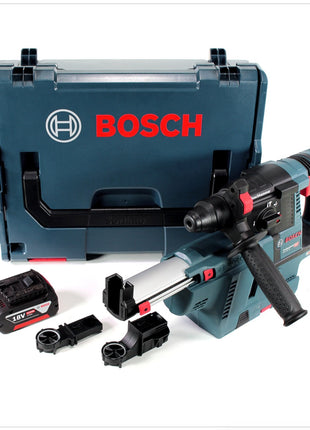 Bosch GBH 18 V-26 Akku Bohrhammer 18V SDS-Plus 2,6J + Staubabsaugung + 1x Akku 5Ah + L-Boxx - ohne Ladegerät - Toolbrothers