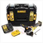 DeWalt DCG 406 D1 Akku Winkelschleifer 18V 125mm Brushless + 1x Akku 2,0Ah + Ladegerät + TSTAK - Toolbrothers