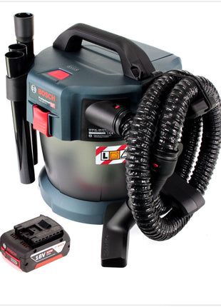 Bosch GAS 18V-10 L Professional Li-Ion Akku Staubsauger Nass- und Trockensauger + 1x GBA 5,0 Ah Akku, ohne Ladegerät - Toolbrothers