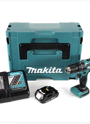 Makita DHP 483 RA1J Akku Schlagbohrschrauber 18 V 40 Nm Brushless + 1x Akku 2,0 Ah + Ladegerät + Makpac - Toolbrothers