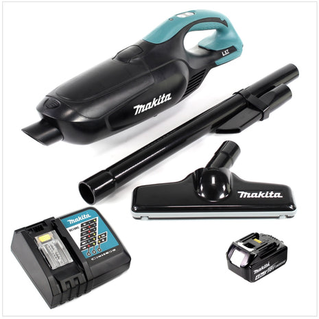 Makita DCL 182 RM1 B Akku Staubsauger 18 V Schwarz + 1x Akku 4,0 Ah + Ladegerät - Toolbrothers