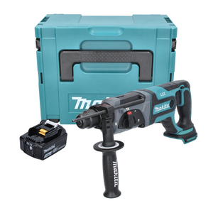 Makita DHR 241 F1J Akku Bohrhammer 18 V 2,0 J SDS plus + 1x Akku 3,0 Ah + Makpac - ohne Ladegerät