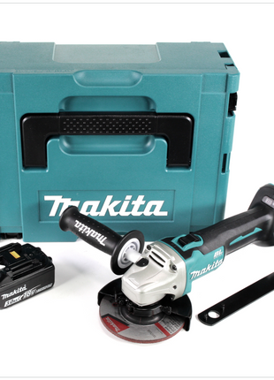 Makita DGA 504 F1J Meuleuse d'angle sur batterie 18V 125mm brushless + 1x batterie 3,0Ah + Makpac - sans chargeur