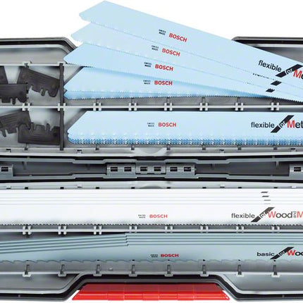 Bosch Säbelsägeblätter Tough Box Wood Metal All-in-One bis 300 mm 20 tlg ( 2607010996 ) - Toolbrothers