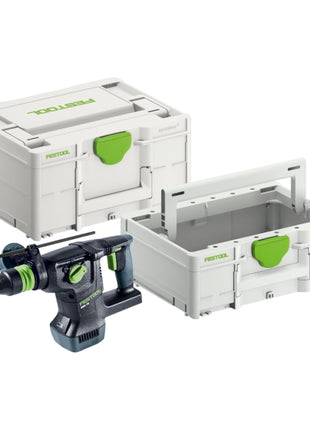 Festool KHC 18 EB-Basic Akku Kombihammer 18 V 2,6 J SDS-Plus Brushless ( 577447 ) + Systainer + Systainer ToolBox SYS3 TB M 137