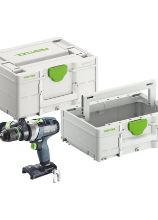 Festool TPC 18/4 I-Basic Akku Schlagbohrschrauber 18 V 75 Nm ( 575604 ) Brushless + Systainer + Systainer ToolBox SYS3 TB M 137